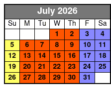 Decision Tactical July Schedule