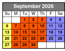 Decision Tactical September Schedule