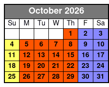 Decision Tactical October Schedule