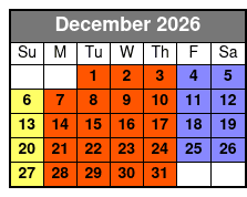 Decision Tactical December Schedule