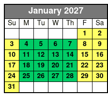 Decision Tactical January Schedule