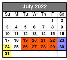Pirate's Dinner Adventure Orlando July Schedule