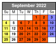 Pirate's Dinner Adventure Orlando September Schedule
