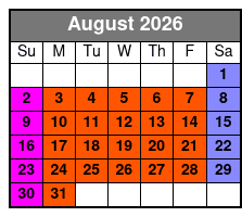 Pirate's Dinner Adventure Orlando August Schedule