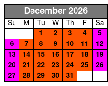 Aquatica Single Day Ticket  December Schedule