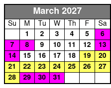Aquatica Single Day Ticket  March Schedule