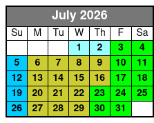 Aquatica & Busch Gardens 2 Park 2 Day Combo Ticket July Schedule