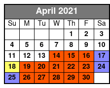 Aquatica & Adventure Island 2 Park 2 Day Combo Ticket April Schedule