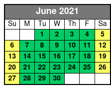 Aquatica & Adventure Island 2 Park 2 Day Combo Ticket June Schedule