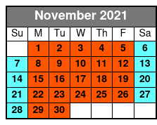Aquatica & Adventure Island 2 Park 2 Day Combo Ticket November Schedule