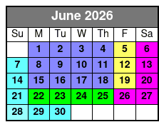 Aquatica & Adventure Island 2 Park 2 Day Combo Ticket  June Schedule