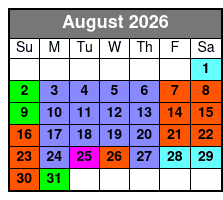 Aquatica & SeaWorld Two 2 Park 2 Day Ticket  August Schedule