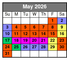 Aquatica Fun Card  May Schedule