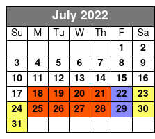 Aquatica July Schedule