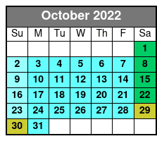 Aquatica October Schedule