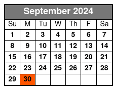 Aquatica September Schedule