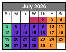 Aquatica July Schedule