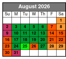 Aquatica August Schedule