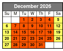 Aquatica December Schedule