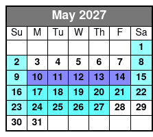 Aquatica May Schedule