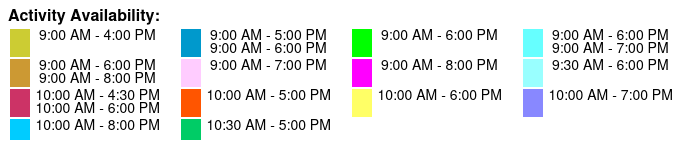 Aquatica Color Key