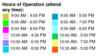 Aquatica & Adventure Island 2 Park 2 Day Combo Ticket  Color Key