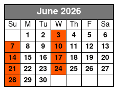 Orlando City Tour June Schedule