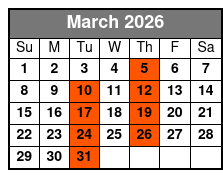 Homosassa State Park & Airboat Ride, Snorkel and Swim with Manatees March Schedule