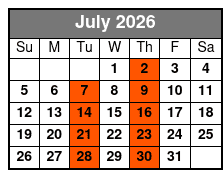 Homosassa State Park & Airboat Ride, Snorkel and Swim with Manatees July Schedule