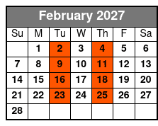 Homosassa State Park & Airboat Ride, Snorkel and Swim with Manatees February Schedule