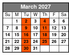 Homosassa State Park & Airboat Ride, Snorkel and Swim with Manatees March Schedule