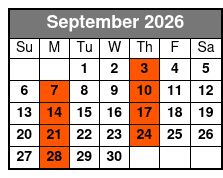 Sea Screamer Speedboat Ride with SeaScreamer September Schedule