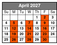 Kennedy Space Center Tour & Airboat Safari April Schedule