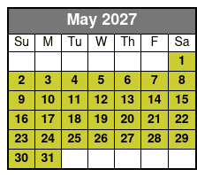 30-Minute Airboat Tour May Schedule
