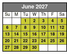 30-Minute Airboat Tour June Schedule