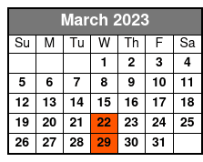 Clearwater Beach Day Trip from Orlando with Deep Sea Fishing March Schedule