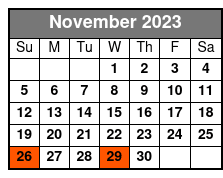 Full Day City Tour with Boat November Schedule