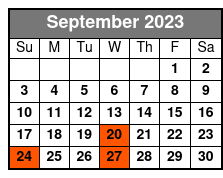 Orlando City Sightseeing Tour September Schedule
