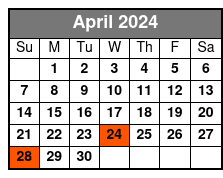 Orlando City Sightseeing Tour April Schedule