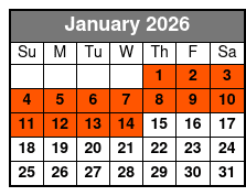 Orlando Discount Card: Eat and Play January Schedule