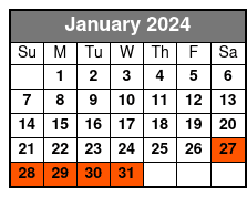 Orlando Explorer Pass January Schedule