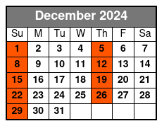 1 Hour-Airboat Boggy Creek December Schedule