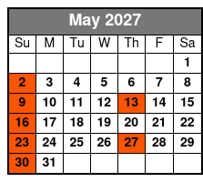 1 Hour-Airboat Boggy Creek May Schedule