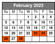 Florida Everglades Airboat Tour with Transport February Schedule