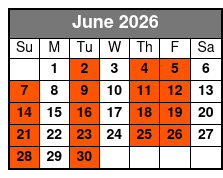 Florida Everglades Airboat Tour with Transport June Schedule