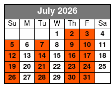 Florida Everglades Airboat Tour with Transport July Schedule