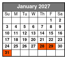 Florida Everglades Airboat Tour with Transport January Schedule