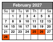 Florida Everglades Airboat Tour with Transport February Schedule