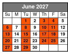 Florida Everglades Airboat Tour with Transport June Schedule
