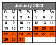 Universal Orlando Resort™ January Schedule